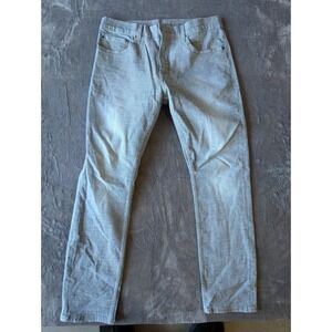 Goodfellow & Co Mens Slim Denim Light Gray Jeans 34x30 Slim Fit 5-Pocket Pant